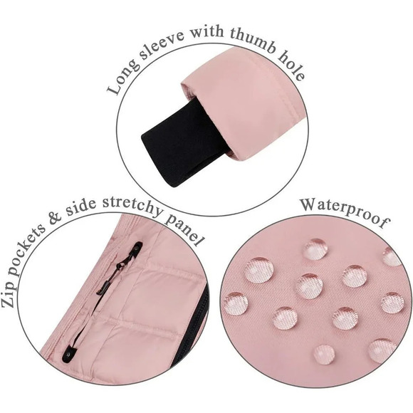 Midweight Down Puffer Warm Hooded Winter Down Jacket for Women - Picture 6 of 6